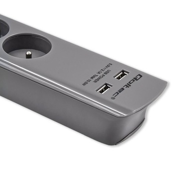 QOLTEC 50281 полоса (1,8 м) Серый
