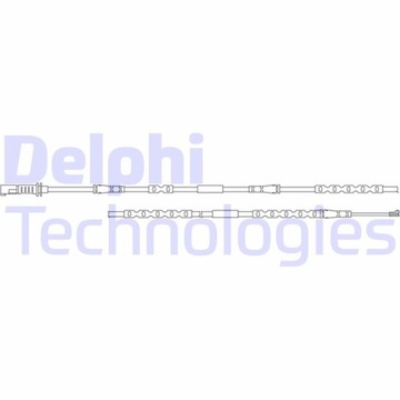 Датчик тормозных колодок DELPHI LZ0236