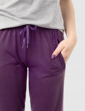 SPODNIE damskie RYBACZKI spodenki 8133 czerwon 4XL