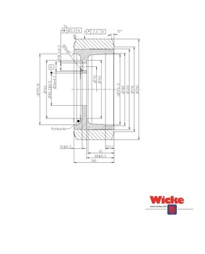 Still PG 250/100 AS:5 80 Ведущее колесо WICKE