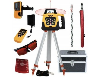LASER NIWELATOR NL300 Z CZUJNIK STATYW ŁATA KOMPLETNY ZESTAW + KUFER GRATIS