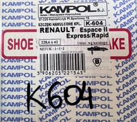 фото thumb №2, Тормозные колодки тормозные renault espace ii express rapid