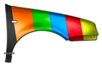 фото thumb №1, Крило правий do vw golf 4 iv 97-06 lc5m