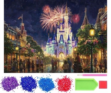 HAFT DIAMENTOWY MOZAIKA DIAMENTOWA 5D DISNEYLAND