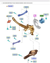 фото thumb №11, Ступиця колеса заднього ford kuga mk2 4wd 2012-2020