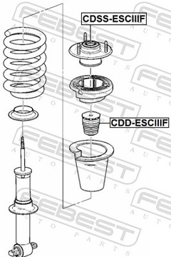 фото thumb №2, Крепление амортизатора перед cadillac escalade 4wd 1997- e