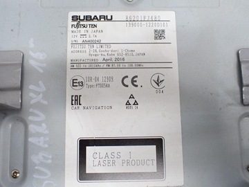 фото thumb №9, Радио навигация навигация дисплей европа subaru xv i рестайлинг 16r