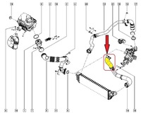 фото thumb №6, Труба шланг turbo інтеркулер інтеркулер renault master 2.3 dci z16016644