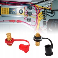 фото thumb №10, 1 пара 3/8 cala stud чёрный красный зарядное устройство