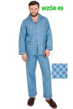 МУЖСКАЯ ФЛАНЕЛЕВАЯ ПИЖАМА, 5XL, FOR-MAX
