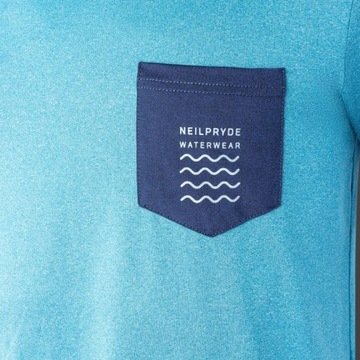 NEILPRYDE Nano Tee XXL мужская футболка из лайкры, синяя