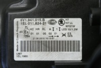 Skoda fabia 3 6v1. левая фара линза led оригинал . в Украине, фото thumb