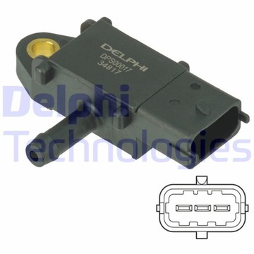 фото thumb №2, Delphi dps00017 датчик, давление выхлопных газов