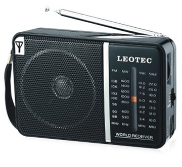 Мини-радиоприемник LEOTEC LT-606B 15 Вт черный