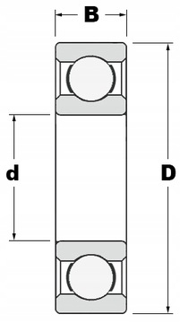 Шарикоподшипник 6204 2Z C3 FAG 20x47x14 ZZ 2ZR Z