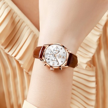 OLEVS 5523 Moda Zegarki Damskie Chronograf