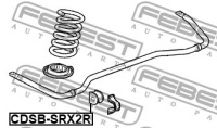 фото thumb №3, Cdsb-srx2r febest втулка заднього стабілізатора
