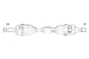 фото thumb №10, Nty піввісь привідна jeep compass 2wd 2.0 -14 atm права