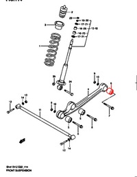 фото thumb №11, Febest szab-057 підшипниковий вузол, важіль