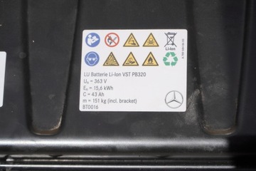 фото thumb №8, Батарея a1773402300 a1779024120 43 ah 15.6 kwh 363v mercedes gla 250e 20-