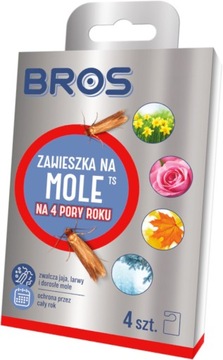Bros - мотыльки 4 сезона: эффективная защита одежды 4 штук