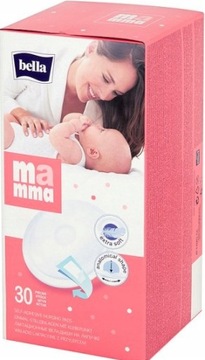 BELLA MAMMA WKŁADKI LAKTACYJNE Z PRZYLEPCEM 30SZT