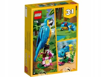 LEGO Creator 3 в 1 Экзотический попугай 3 в 1 LEGO БЛОКИ ПТИЦА РЫБА БЛОКИ