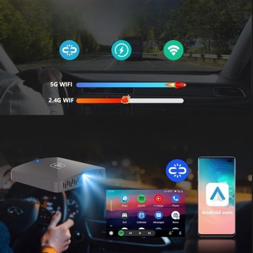 Carplay bezprzewodowy Adapter Bluetooth WIFI do Android Auto AI BOX