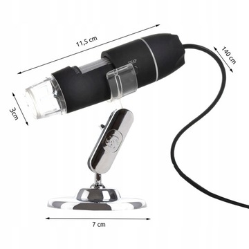 USB-микроскоп с цифровым зумом и 1600-кратным увеличением.