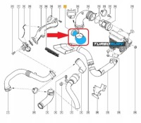 фото thumb №7, Шланг turbo інтеркулер renault scenic ii megan ii 1.9 dci 8200201615