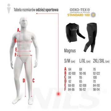 BTZ0464 ТЕРМОАКТИВНОЕ БЕЛЬЕ, ЧЕРНОЕ, МУЖСКОЙ КОМПЛЕКТ L/XL MAGNUS NILS