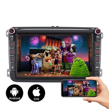 РАДИО МОНИТОР ANDROID AUTO APPLE CARPLAY 2 КАМЕРЫ
