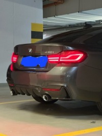 фото thumb №12, Наконечник защита выхлоп bmw 1 2 3 4 f30 f32 карбон оригинал комплект 2szt