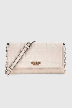 GUESS Бежевая сумка с функцией кошелька Assia Mini