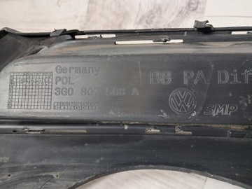 фото thumb №14, Vw passat b8 рестайлинг диффузор спойлер бампера зад задний 3g0807568a