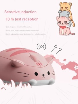 Беспроводная мышь AKKO Cat, портативная, перезаряжаемая, 2,4G, беспроводная