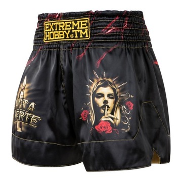 Шорты для тайского бокса Extreme Hobby SANTA MUERTE 2XL