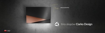 НАСТЕННАЯ ВЫТЯЖКА CIARKO DESIGN TRIO, ЧЕРНЫЙ/INOX