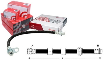 фото thumb №1, Brembo шланг тормозной 7m3611701c 7m3611701b 7m3