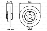 фото thumb №3, Гальмівні диски гальмівні колодки задня bosch renault vel satis
