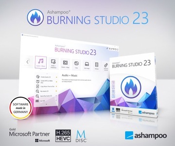 Запись дисков Studio 23 Ashampoo