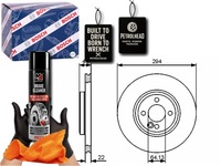 фото thumb №1, Гальмівні диски гальмівні 2szt. перед mini r50 r53 r52 r56 r57 #petrolhead pro+ kit2