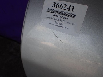 фото thumb №7, Hyundai santa fe ii 06- двері лівий зад ліві задні код фарби 6m