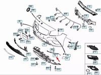 фото thumb №8, Mercedes-benz klasa a w176 бампер передній лівий a1768851722 oem