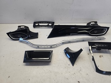 фото thumb №6, Opel astra k 5 v планки декоры рамка панели консоли набор чёрный