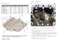 фото thumb №9, Сталевий захист pod двигун toyota proace 2.0 hdi