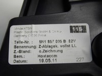 фото thumb №8, Бардачок консоли пассажира 5m1857097q vw tiguan 5n golf vi plus оригинал