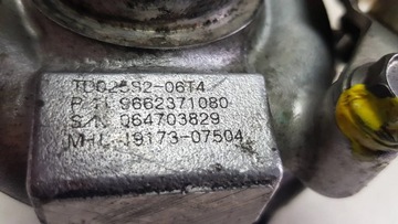 Турбина турбокомпрессора 9662371080 Ford Focus MK2 1.6TDCI