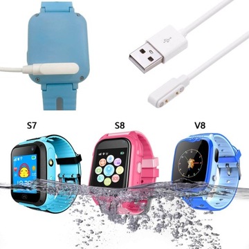 KABEL USB ŁADOWARKA MAGNETYCZNA SMARTWATCH IP67