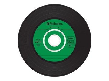 VERBATIM CD-R Виниловые AZO диски 52х, 700МБ 10 шт.